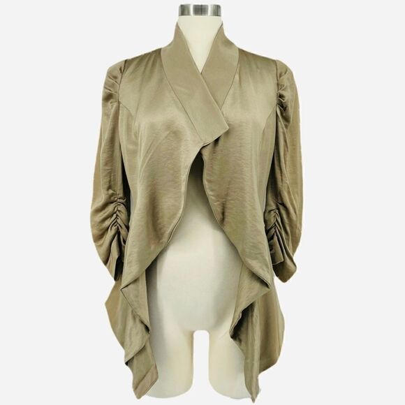 bebe Ponte Waterfall Jacket Blazer - Picture 2 of 10